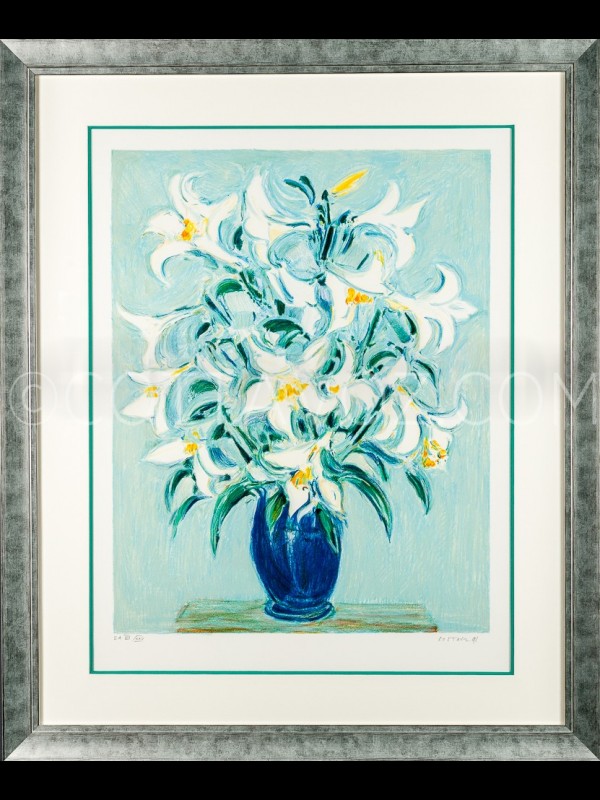 Le lys au pot bleu_Cottavoz_1991