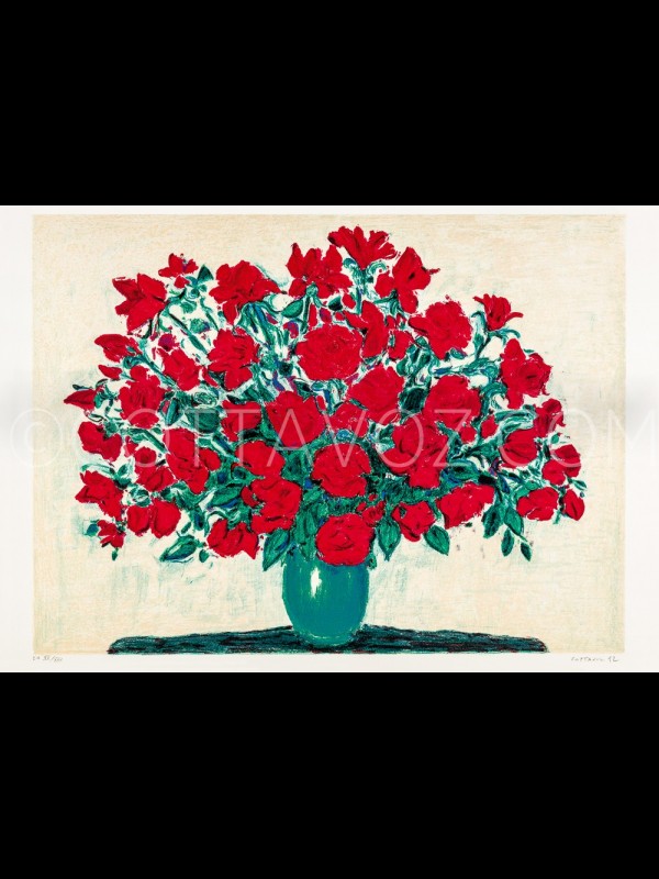 Le grand bouquet de roses_Cottavoz_1992 Le grand bouquet de roses_Cottavoz_1992