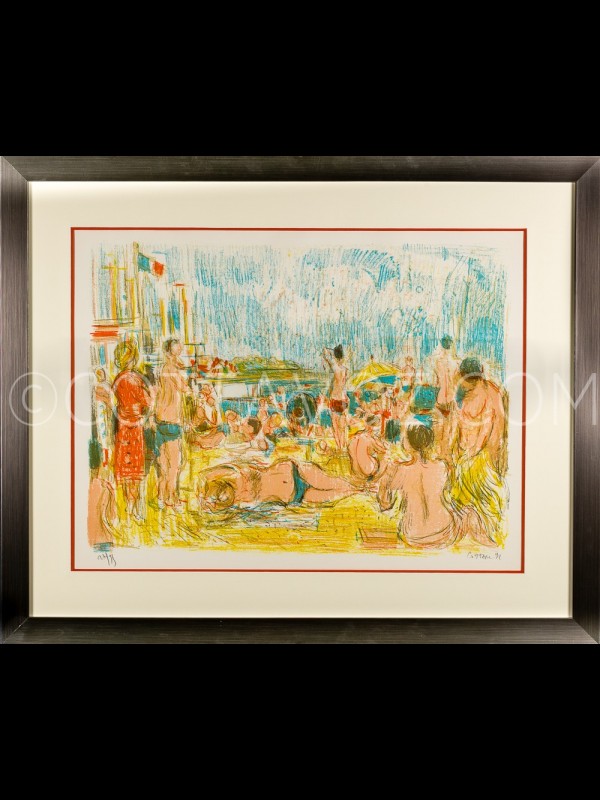 La plage de Golfe-Juan - Cottavoz_1972