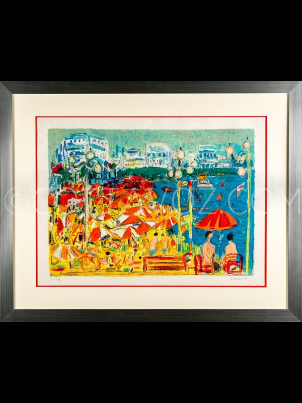 La plage de Juan-les-Pins_Cottavoz_1984