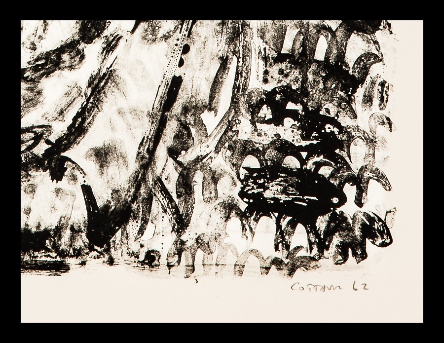 Cottavoz-Autoportrait 1962- gravure details signature