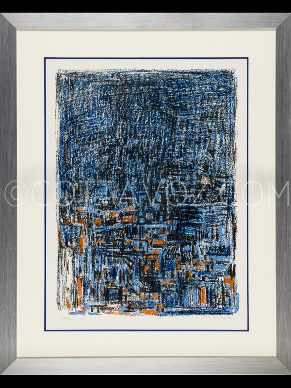 Les toits de Lyon la nuit_Cottavoz_1966