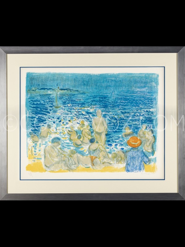 La plage au bonnet rouge_Cottavoz 1974