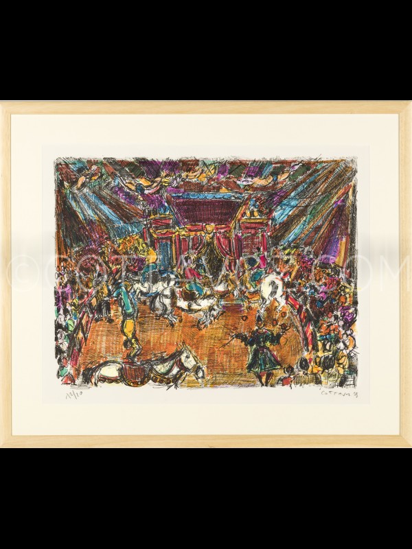 Le cirque couleur rehaussé _Cottavoz_1975-2000