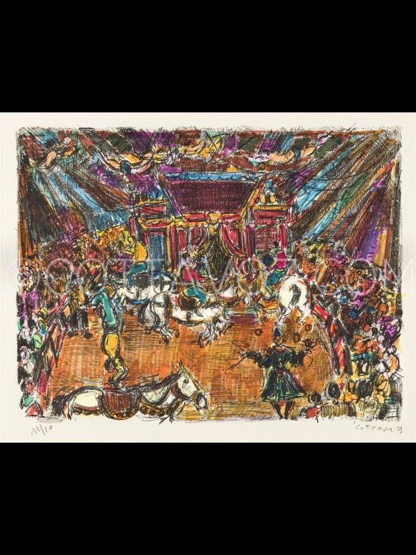 Le cirque couleur rehaussé _Cottavoz_1975-2000 Le cirque couleur rehaussé _Cottavoz_1975-2000