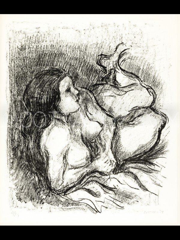 Nu allongé "Barbara"_Cottavoz 1974 Nu allongé "Barbara"_Cottavoz 1974